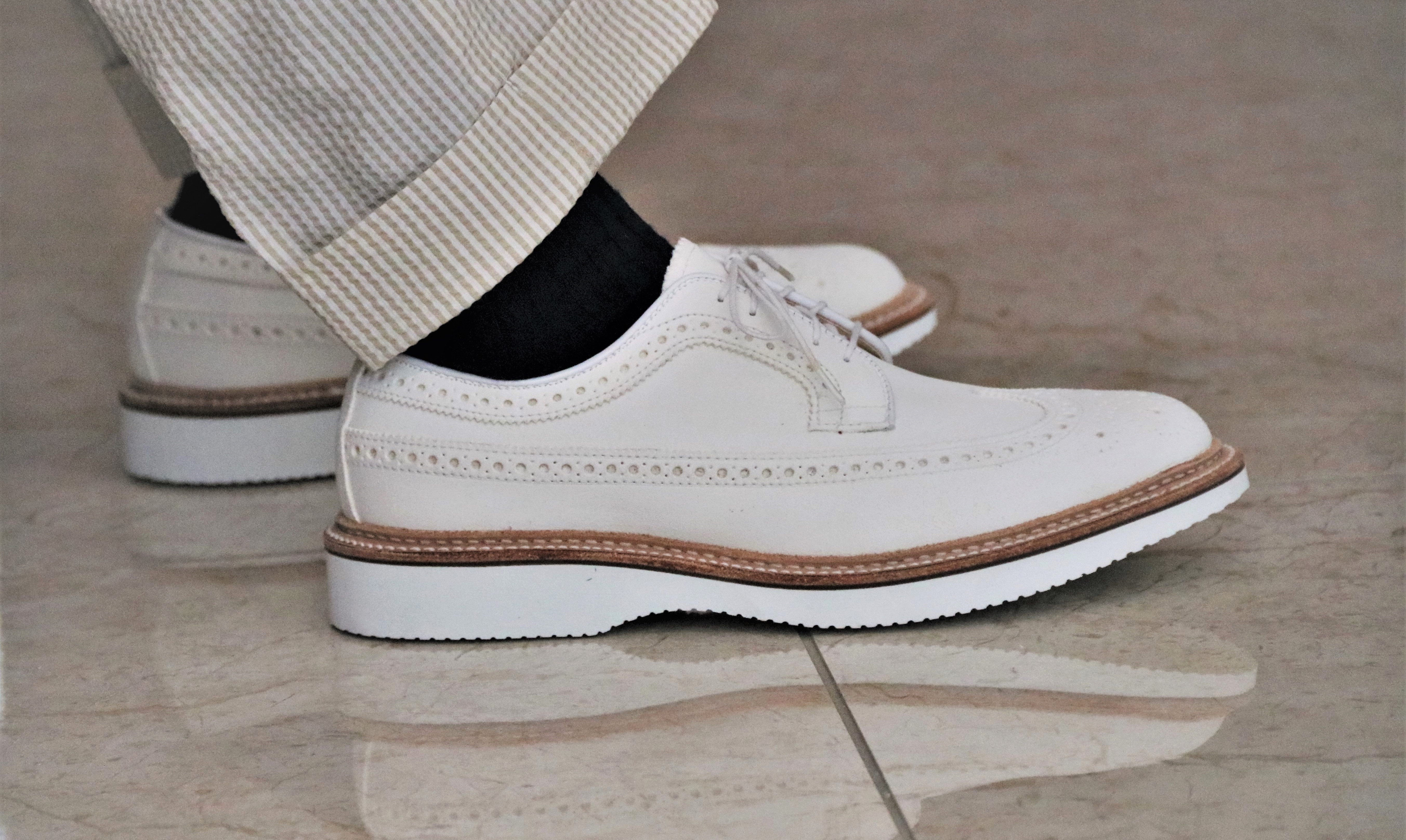 ALDEN N6515 WHITE SUEDE LONG WING TIP | JOURNAL | THE LAKOTA HOUSE